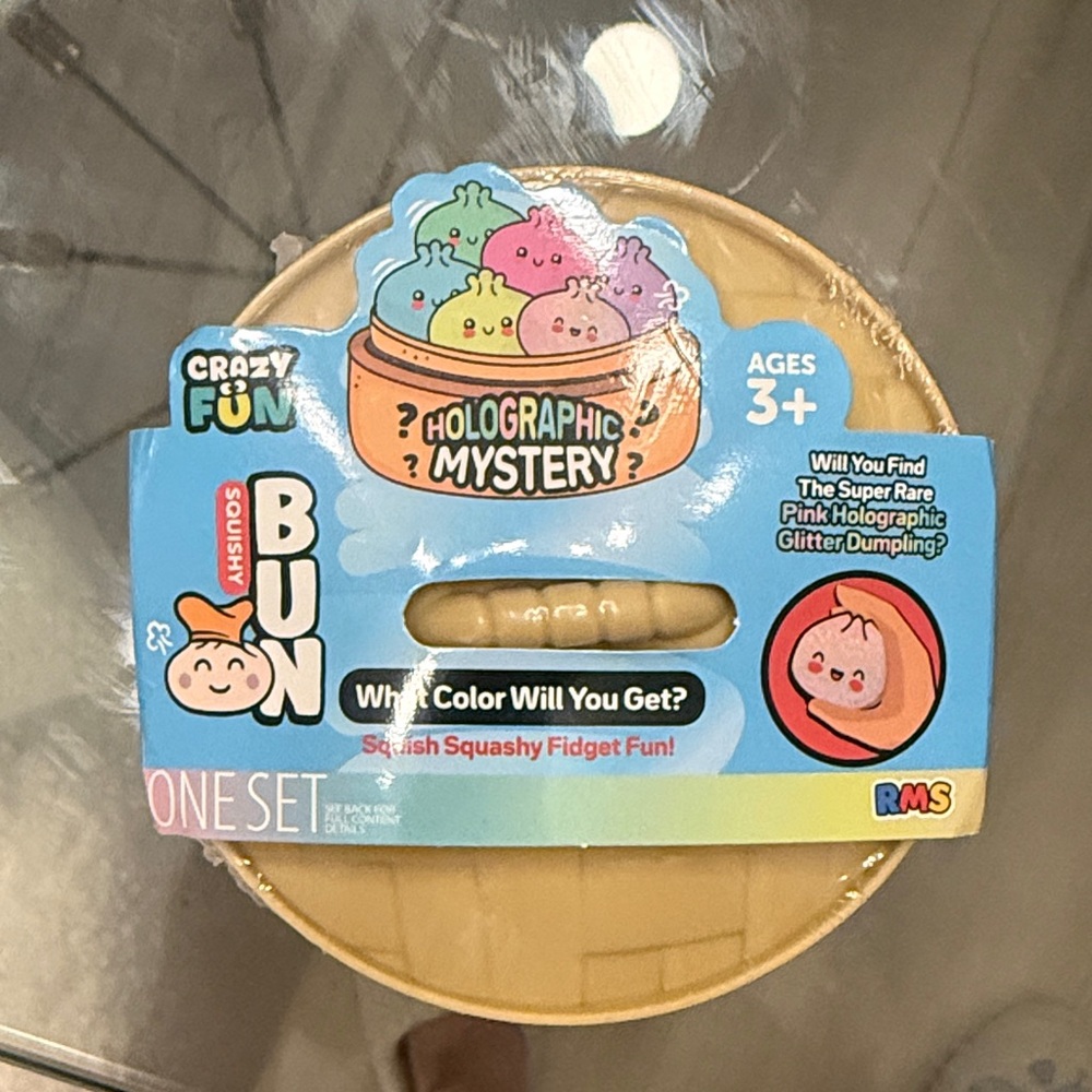 Holographic Mystery Bun - Tan